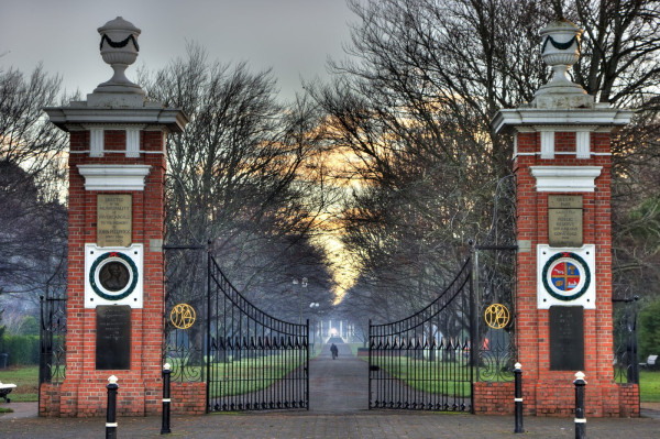 Feldwick gates at Queens Park Invercargill